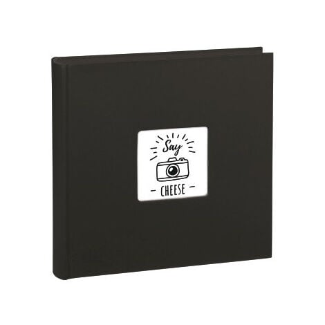 hama Album photo Jumbo Fine Art, 30 x 30 cm, 100 pages noires, noir (00002563)