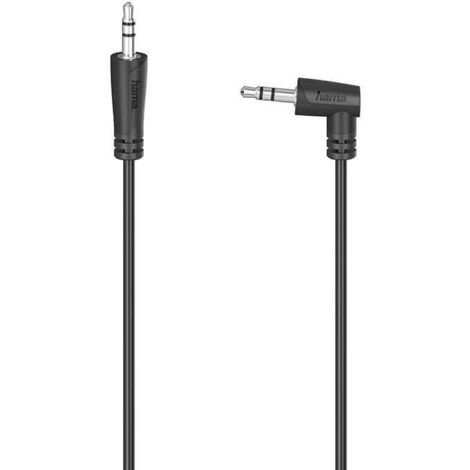 Hama audiokabel 35 35 winkel schwarz 05 m