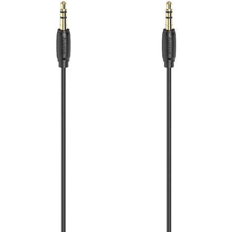 Hama audiokabel 35 mm 35 mm vergoldet ultradunn 15 m
