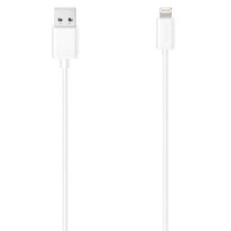 Hama Câble de charge USB USB 2.0 USB-A mâle, Connecteur Lightning 1.50 m blanc 00200623