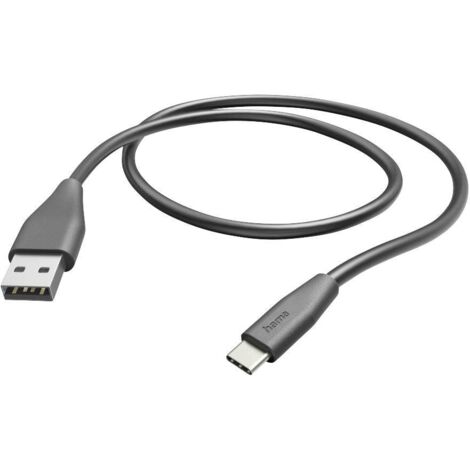 Hama Câble de charge USB USB 2.0 USB-A mâle, USB-C® mâle 1.50 m noir 00201595 C681132