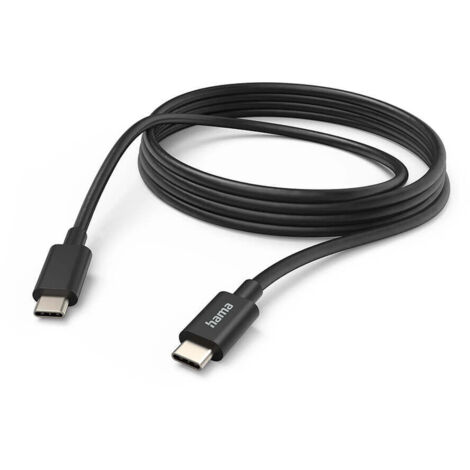 Hama Câble de charge USB USB 2.0 USB-C® mâle, USB-C® mâle 3.00 m noir 00201593