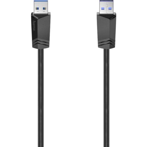 Hama Câble USB USB 3.2 Gen1 USB-A mâle 1.50 m noir 00200624