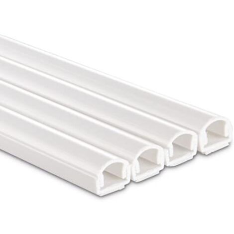 Hama Canalina per cavi in PVC bianco 100 cm