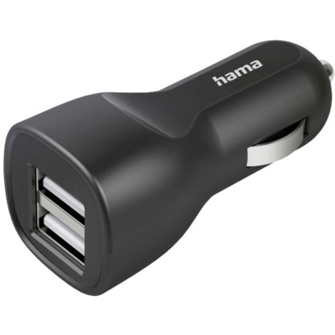 Hama Car Charger 12W USB Ladegerät 12 W 2x USB-A  Schwarz KFZ, LKW