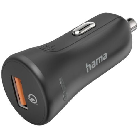 Hama Car Charger 19.5W USB Ladegerät 19.5 W 1x USB-A QC 3.0 Schwarz KFZ, LKW