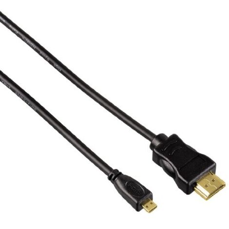 Hama Cavo HDMI ad alta velocità da 0,5m Tipo A Plug - Tipo D (Micro) Connessione con canale Ethernet integrato