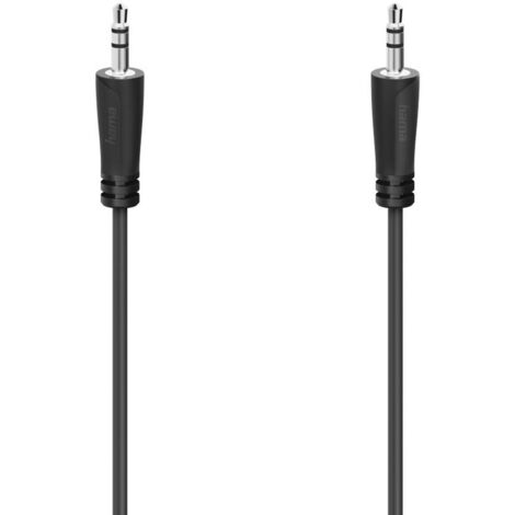 Hama Cavo Jack 3.5 mm M/Jack 3.5 mm M, 1,5 metri, nero