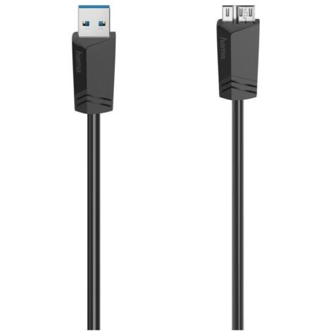 Hama Cavo USB A 3.0/ USB Micro B, USB 3.0, 1,5 metri, nero