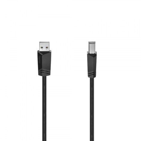 Hama Cavo USB A M / USB B M , USB 2.0, 1,5 metri, nero
