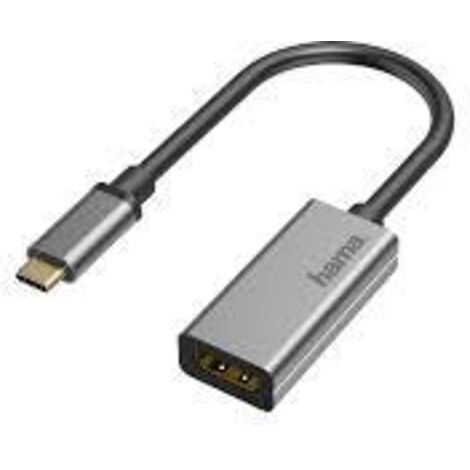 Hama Cavo USB Type C (ingresso)/HDMI (uscita), Ultra HD 4K, 1,5 metri, nero(Pack PC)