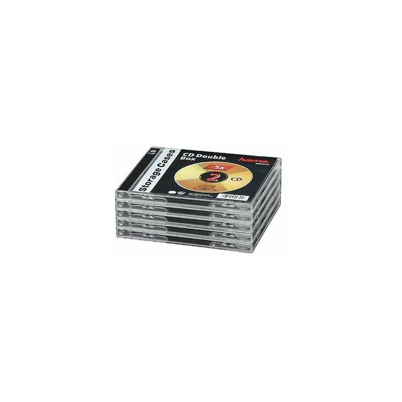 

Hama CD Double Jewel Case Standard, Pack 5