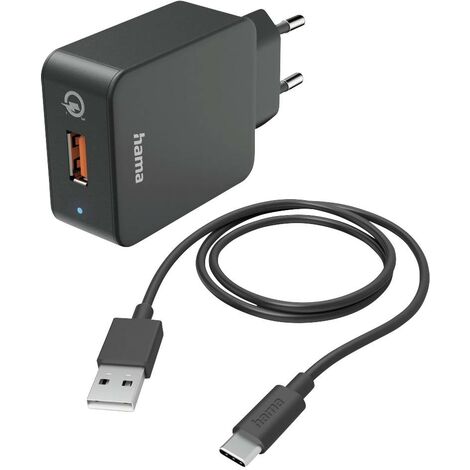 Hama Chargeur USB 19.5 W 1x USB-C® noir intérieure R283922