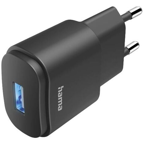 Hama Chargeur USB 6 W 1x USB-A noir intérieure R281022