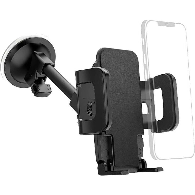 Hama - Compact ventouse Support de téléphone portable pour voiture pivotant à 360° 45 - 90 mm X589872