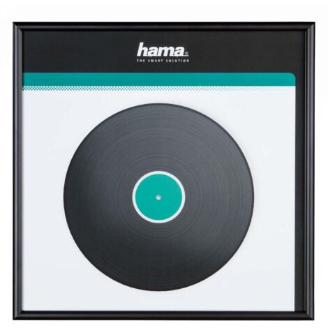 HAMA Cornice per disco LP Alluminio Nero 31,5x31,5 cm