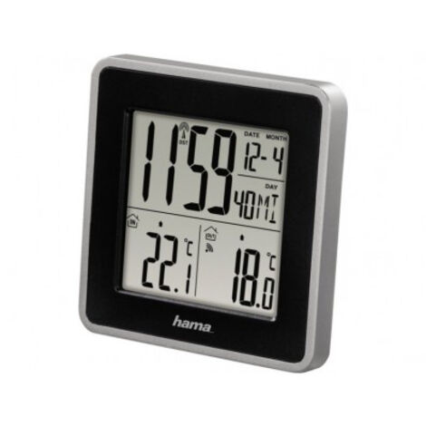 Stazione Meteo Wireless Con Sensore Esterno – Termometro Interno/esterno, Igrometro, Orologio, Sveglia, Display A Colori, Portata 60m
