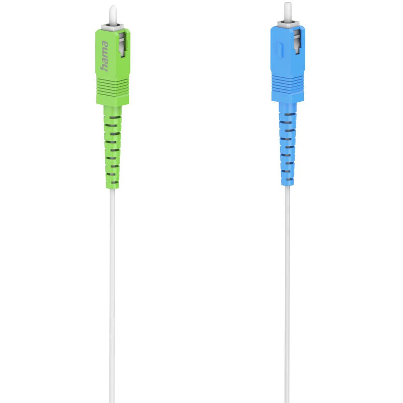 Hama - câble réseau fibre optique, fiche sc/apc - fiche sc/upc, 10 gbit/s, 2M
