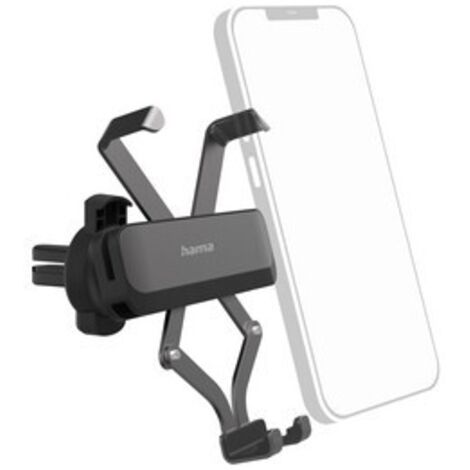 Hama Gravity Pro grille de ventilation Support de téléphone portable pour voiture 50 - 90 mm X589842