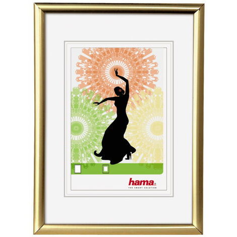 hama Hama Madrid - Verre - Plastique - Or - Cadre pour une seule photo - 20 x 30 cm - Réfléchissant - 300 mm (66777)