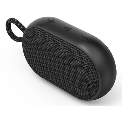 Hama  Haut-parleurs sans fil Bluetooth (IPX67 Waterproof Portable Bluetooth Speaker, 6W, USB-C Charging, 12H de Non-Stop Music) Noir
