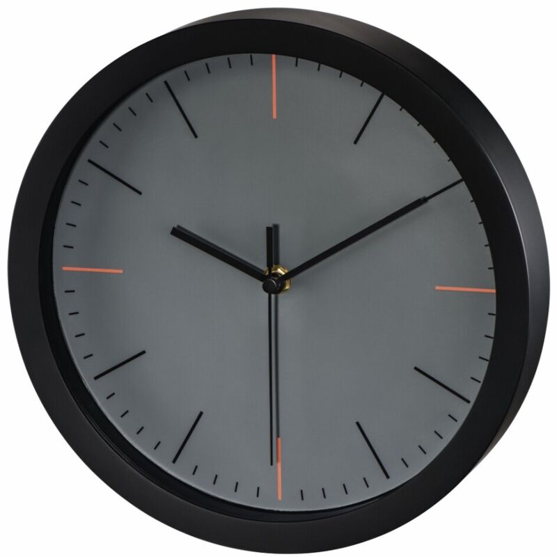 Horloge murale Hama MaxR ø 25 cm silencieuse grise