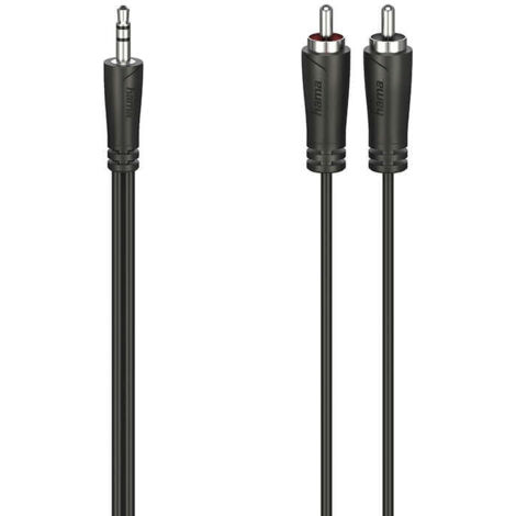 Hama kabel audio 35 2x rca schwarz 30m