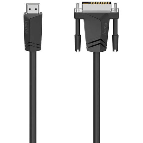 Hama kabel hdmi auf dvid schwarz 15 m