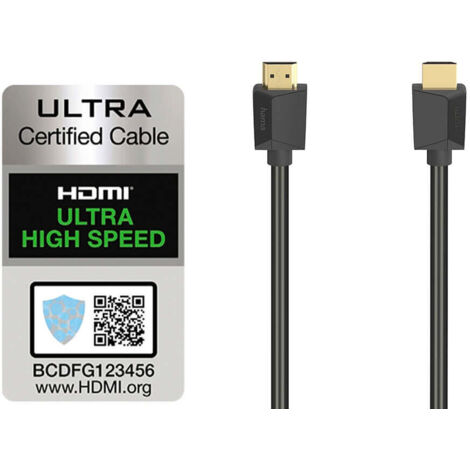 Hama kabel hdmi ultra high speed 8k 48 gbits 10 m gold 5