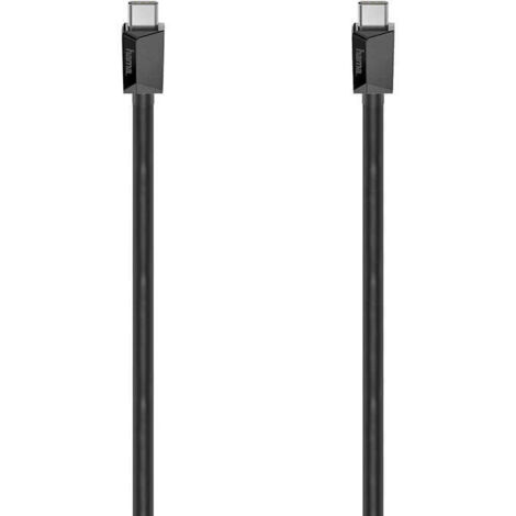 Hama kabel usb c usb 32 gen2 10 gbits 100 w 10 m schwarz
