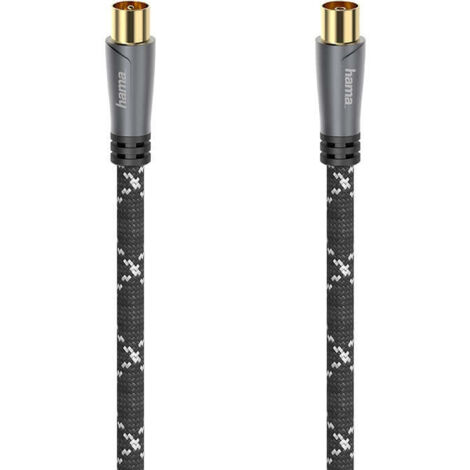 Hama kabelantenne 120 db schwarzgrau 50 m
