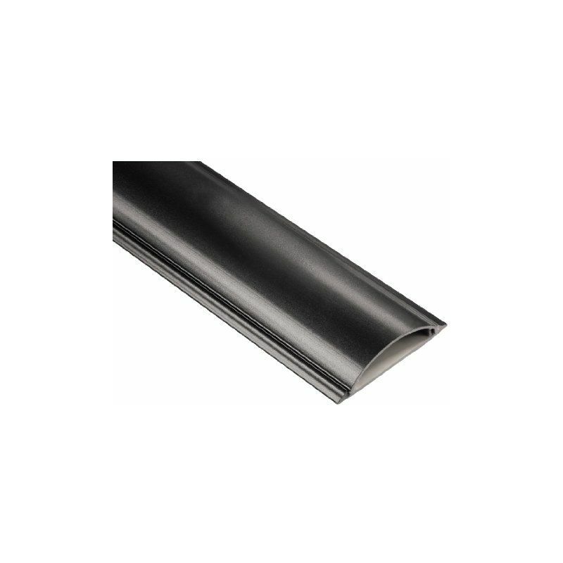 Cable Duct, semicircular, 100/2.1 cm, black - Hama