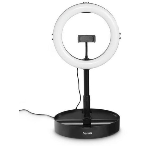 Hama LED Ringleuchte SpotLight FoldUp 102 II Noir