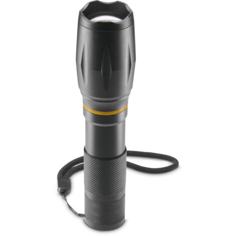 Hama LED-Taschenlampe W200, Batterien, Zoom, COB, Aluminium, 3 Modi Lampe de poche 140 g