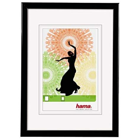 Hama Madrid 30x40 Noir - Cadre (plastique, noir, format de la photo 20 x 28 cm)
