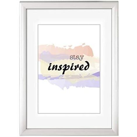 Hama Madrid White Support de sol rétroéclairé - Cadre (plastique, blanc, support de sol rétroéclairé, 15 x 20 cm, rectangulaire, réfléchissant)