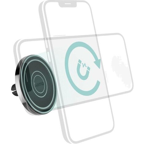 Hama MagLock grille de ventilation Support de téléphone portable pour voiture pivotant à 360° R406432