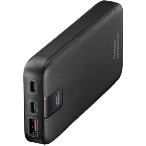 Hama Powerbank 20000 mAh USB PD 3.0, Quick Charge 3.0 LiPo Anthrazit