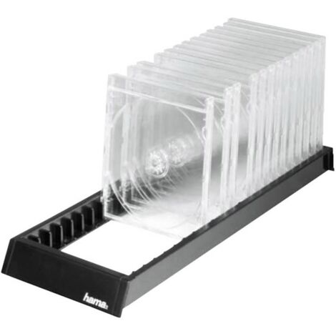 Hama Rail de rangement pour CD 22 CDs plastique noir 1 pc(s) (l x H x P) 14.4 x 2.9 x 36 cm 00048107