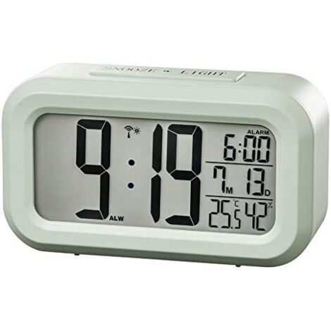 Hama RC 660 Horloge de table numérique Couleur menthe Rectangulaire - Horloge de table (1 pièce(s), 116 mm, 40 mm, 65 mm, 65 mm, 165 g, LED)