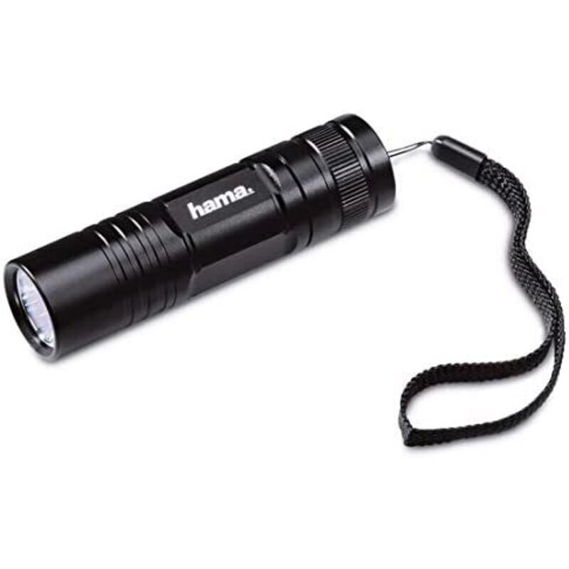 Hama - lampe de poche led ''regular R-103'', noire 00105390