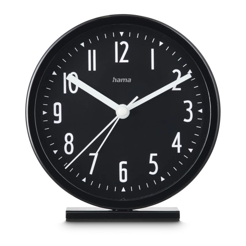 Hama Klassischer Wecker Skye Schwarz