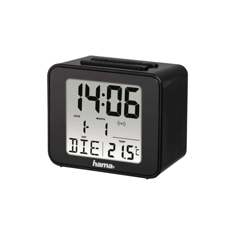 Hama Cube Digitaler Wecker Schwarz