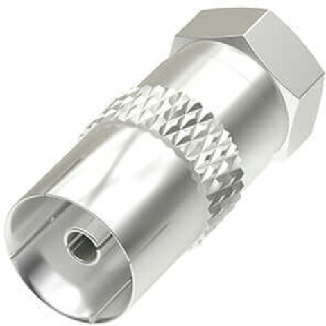 Hama satellitenempfanger adapter f stecker - koax buchse