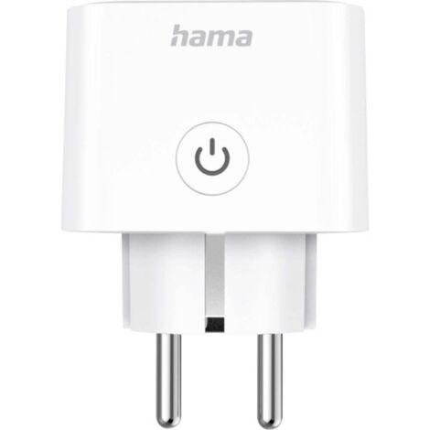 Hama Smart presa Wi-Fi Bianco Opaco 3.680W