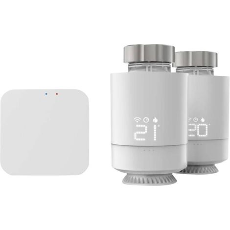Hama Smarte WLAN Heizungssteuerung Argenté Double Thermostat