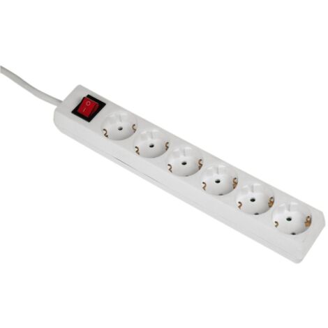 Hama Steckdosenleiste 00108833 6fach Schalter 5m ws