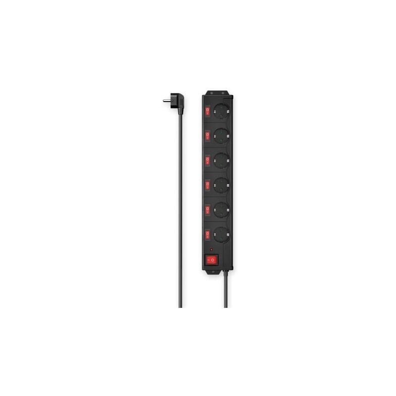 Hama Multiprise 4 Prises (Multiprise Extérieure, 4 Prises Avec Interrupteur Marche/arrêt, Câble De 2 M, Couvercle De Fermeture