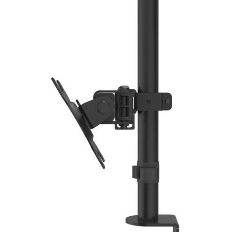 Hama Support pour moniteur from 13" to 32" avec 1 bras (VESA 75x75-100x100, inclinaison +45°/-45°, Pivot 180°, jusqu'à 10kg, hauteur réglable), couleur noir