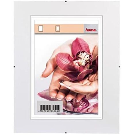 Hama Supporto da pavimento retroilluminato Clip-Fix - Telaio (Polistirolo, supporto da pavimento retroilluminato, 15 x 21 cm, 210 mm, 297 mm)